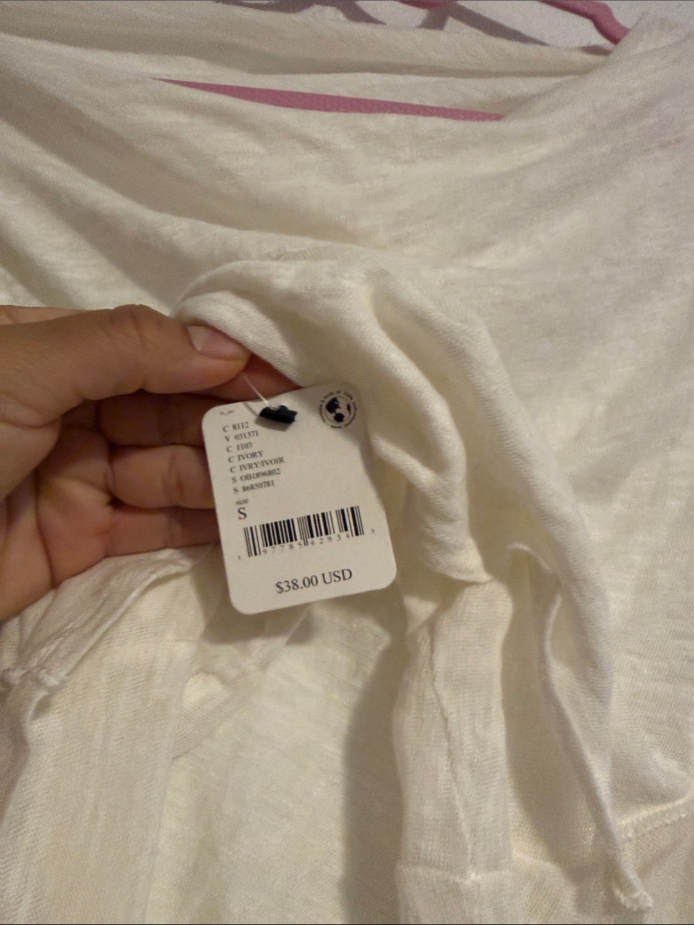 Free People Fall For Me Linen Blend Tee - Picture 4 of 4